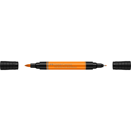 PITT ARTIST PEN DUAL MARKER PORTOCALIU GLAZURAT 113 FABER-CASTELL