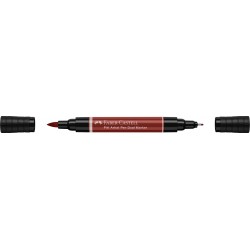 PITT ARTIST PEN DUAL MARKER ROSU INDIAN 192 FABER-CASTELL