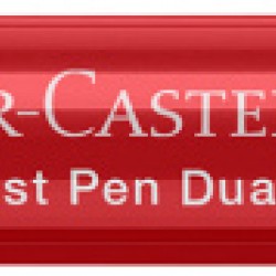 PITT ARTIST PEN DUAL MARKER ROSU INTENS 219 FABER-CASTELL