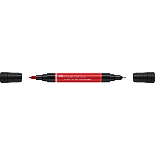 PITT ARTIST PEN DUAL MARKER ROSU INTENS 219 FABER-CASTELL