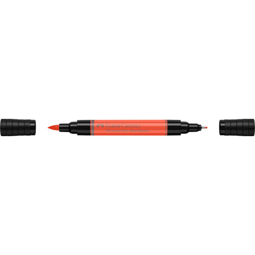 PITT ARTIST PEN DUAL MARKER ROSU SCARLET 118 FABER-CASTELL