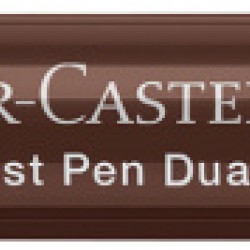 PITT ARTIST PEN DUAL MARKER SEPIA INCHIS 175 FABER-CASTELL