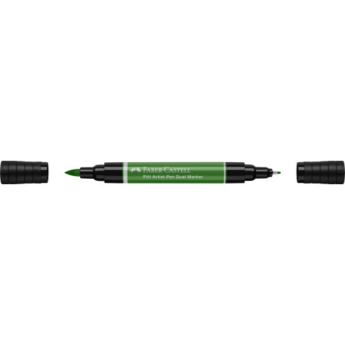 PITT ARTIST PEN DUAL MARKER VERDE OLIV PERMANENT 167 FABER-CASTELL