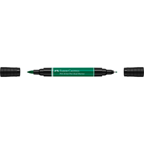 PITT ARTIST PEN DUAL MARKER VERDE PHTALO INCHIS 264 FABER-CASTELL