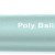 PIX CU MECANISM SI GRIP BLEU CARAIBE POLY BALL FABER-CASTELL