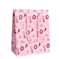PUNGI CADOU PETIT JUNGLE PINK L 240*100*335MM ROTOLUX