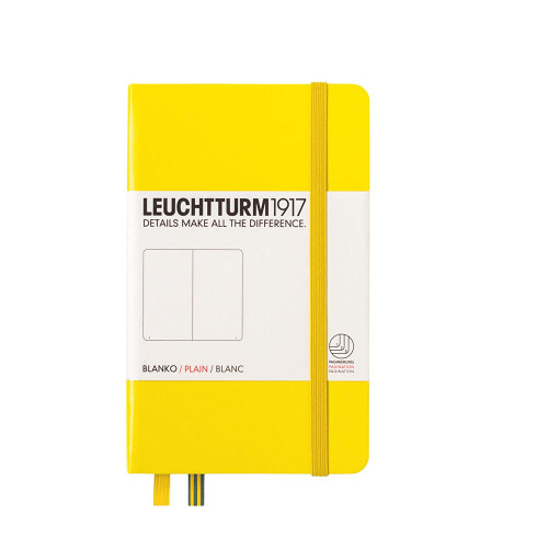 CAIET A6 VELIN COP. RIGIDA GALBEN LEUCHTTURM