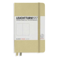 CAIET A6 VELIN COP. RIGIDA NISIPIU LEUCHTTURM
