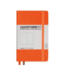 CAIET A6 VELIN COP. RIGIDA PORTOCALIU LEUCHTTURM