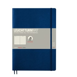 CAIET B5 DR COP. FLEXIBILA ALBASTRU NAVY LEUCHTTURM
