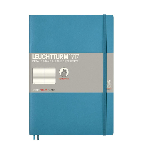 CAIET B5 DR COP. FLEXIBILA ALBASTRU NORDIC LEUCHTTURM