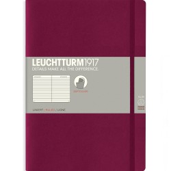 CAIET B5 DR COP. FLEXIBILA BORDEAUX LEUCHTTURM