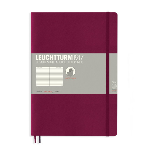 CAIET B5 DR COP. FLEXIBILA BORDEAUX LEUCHTTURM