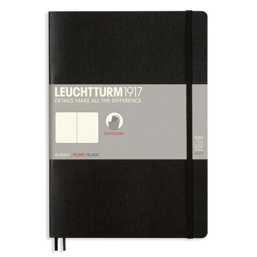 CAIET B5 DR COP. FLEXIBILA NEGRU LEUCHTTURM