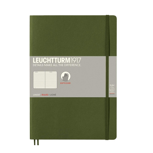 CAIET B5 DR COP. FLEXIBILA VERDE ARMY LEUCHTTURM