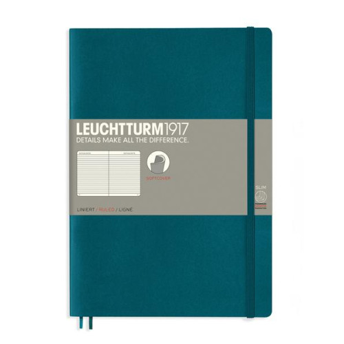 CAIET B5 DR COP. FLEXIBILA VERDE PACIFIC LEUCHTTURM