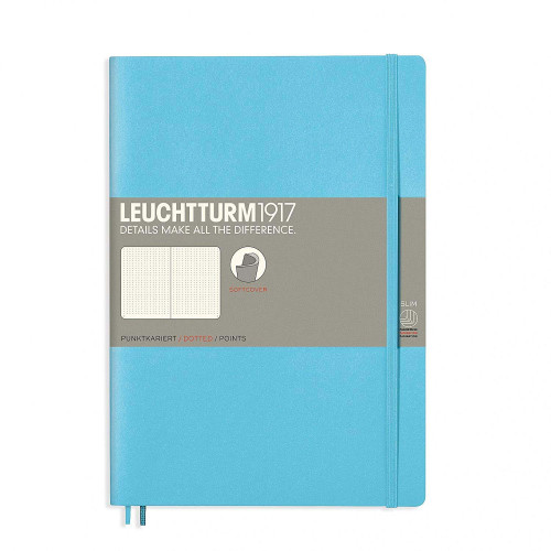 CAIET B5 PUNCTAT COP. FLEXIBILA BLEU LEUCHTTURM
