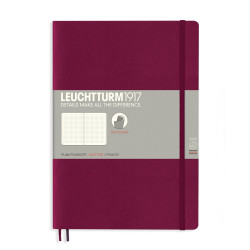 CAIET B5 PUNCTAT COP. FLEXIBILA BORDEAUX LEUCHTTURM