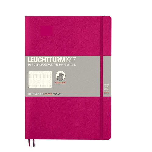 CAIET B5 PUNCTAT COP. FLEXIBILA MAGENTA LEUCHTTURM