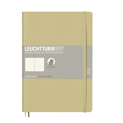 CAIET B5 PUNCTAT COP. FLEXIBILA NISIPIU LEUCHTTURM