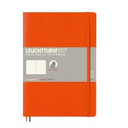 CAIET B5 PUNCTAT COP. FLEXIBILA PORTOCALIU LEUCHTTURM