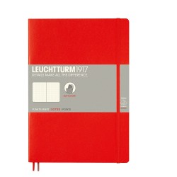 CAIET B5 PUNCTAT COP. FLEXIBILA ROSU LEUCHTTURM