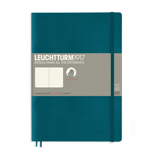 CAIET B5 PUNCTAT COP. FLEXIBILA VERDE PACIFIC LEUCHTTURM