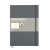 CAIET B5 VELIN COP. FLEXIBILA ANTRACIT LEUCHTTURM