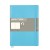 CAIET B5 VELIN COP. FLEXIBILA BLEU LEUCHTTURM