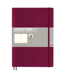 CAIET B5 VELIN COP. FLEXIBILA BORDEAUX LEUCHTTURM
