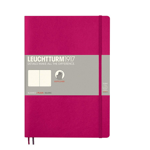 CAIET B5 VELIN COP. FLEXIBILA MAGENTA LEUCHTTURM