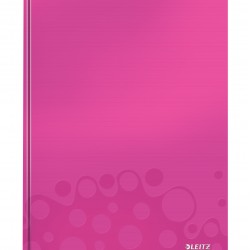 CAIET BIROU A4 AR ROZ COPERTA CARTON WOW LEITZ