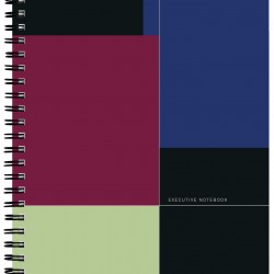 CAIET BIROU A4 DR NEGRU-VIOLET EXECUTIVE GET ORGANIZED LEI