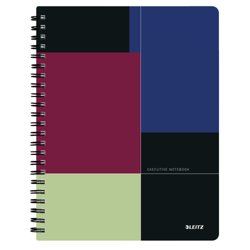 CAIET BIROU A4 DR NEGRU-VIOLET EXECUTIVE GET ORGANIZED LEI