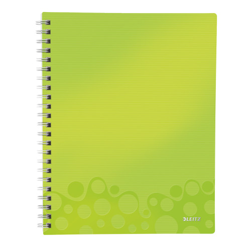CAIET BIROU A4 DR VERDE METALIZAT GET ORGANIZED WOW LEITZ