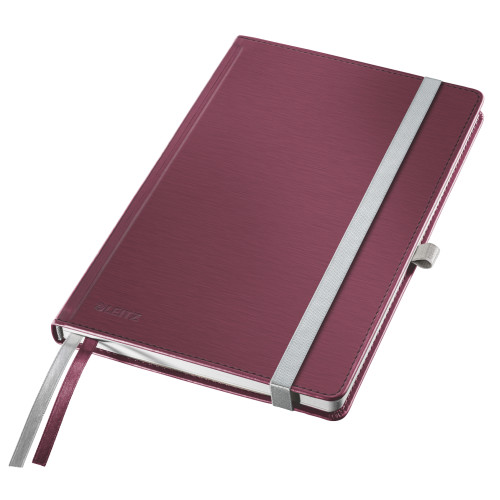 CAIET BIROU A5 AR GRENA COPERTA CARTON STYLE LEITZ