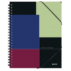 CAIET BIROU SPIRA A4 AR NEGRU-VIOLET EXECUTIVE BE MOBILE LEITZ