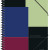 CAIET BIROU SPIRA A4 AR NEGRU-VIOLET EXECUTIVE BE MOBILE LEITZ
