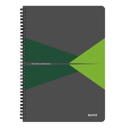 CAIET BIROU SPIRA A4 AR VERDE OFFICE LEITZ