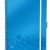 CAIET BIROU SPIRA A4 DR ALBASTRU METALIZAT BE MOBILE WOW LEITZ
