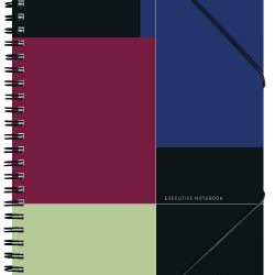CAIET BIROU SPIRA A4 DR NEGRU-VIOLET EXECUTIVE BE MOBILE LEITZ