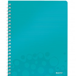 CAIET BIROU SPIRA A4 DR TURCOAZ METALIZAT WOW LEITZ