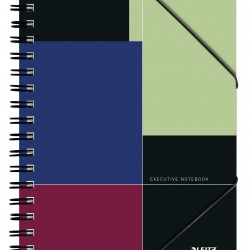 CAIET BIROU SPIRA A5 AR NEGRU-VIOLET EXECUTIVE BE MOBILE LEITZ