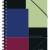 CAIET BIROU SPIRA A5 AR NEGRU-VIOLET EXECUTIVE BE MOBILE LEITZ
