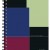 CAIET BIROU SPIRA A5 AR NEGRU-VIOLET EXECUTIVE LEITZ