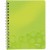 CAIET BIROU SPIRA A5 AR VERDE METALIZAT WOW LEITZ