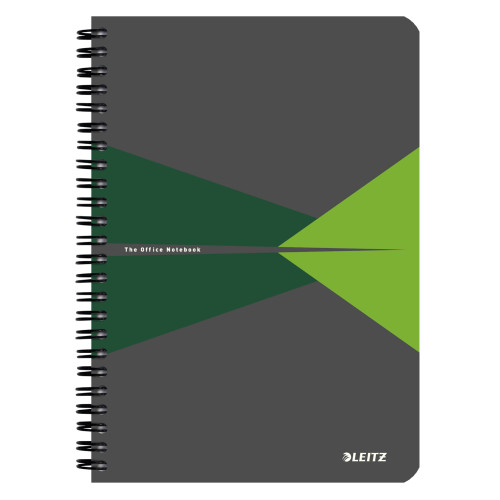 CAIET BIROU SPIRA A5 AR VERDE OFFICE LEITZ