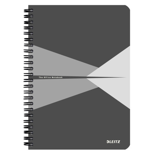 CAIET BIROU SPIRA A5 DR GRI OFFICE LEITZ