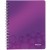 CAIET BIROU SPIRA A5 DR MOV METALIZAT WOW LEITZ
