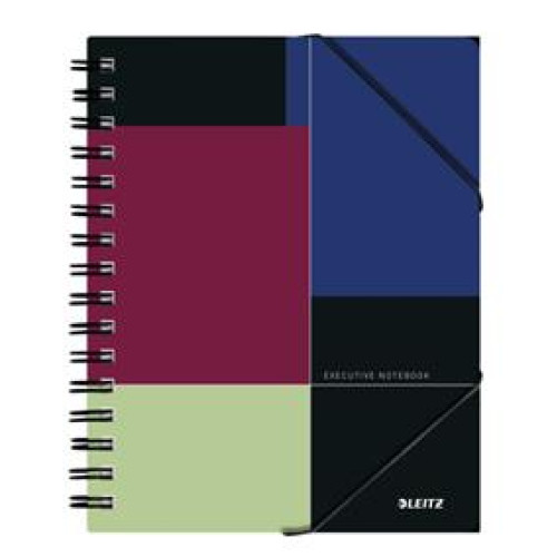 CAIET BIROU SPIRA A5 DR NEGRU-VIOLET EXECUTIVE BE MOBILE LEITZ